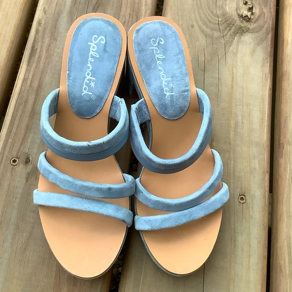 Stylish platform slip on sandals 💙💙 - Picture 2 of 11